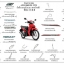 ชุดพลาสติกและเฟรมสี เวฟ110ไอ/D,E,F(ปี13-15)ทุกสี