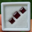 พลอย ทับทิม Ruby sapphire 3 เม็ด 7.40 กะรัต (Cts.) พลอยแท้ อัญมณีมงคลประจําวันเกิด เครื่องประดับพลอย