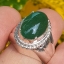 หยก พม่า แท้ Jade แหวนหยก 翡翠戒指 (Jadeite ring) 3.39 กะรัต (Cts.) (Size) 58 ดิบ ไม่ผ่านการปรับปรุง (Type A) พม่า (Myanmar)