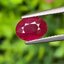 พลอย ทับทิม พม่า (Burmese Ruby Sapphire) 2.25 กะรัต พร้อมใบเซอร์ พลอยแท้ อัญมณีมงคลประจําวันเกิด เครื่องประดับพลอย