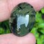 ไหมดำ พรีไนท์ Prehnite with Black tourmaline 30.0 กะรัต Cts. พลอยแท้ อัญมณีมงคลประจําวันเกิด เครื่องประดับพลอย