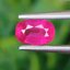 พลอย ทับทิม Ruby sapphire 1.06 กะรัต (Cts.) สีพิเศษ"แดงชมพูสด พร้อมใบเซอร์ พลอยแท้ อัญมณีมงคลประจําวันเกิด เครื่องประดับพลอย