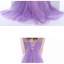 Pre-order ชุดเพื่อนเจ้าสาว สีม่วง กระโปรงตาข่าย เชือกผูกหลัง