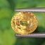 พลอย บุษราคัม yellow sapphire 4.04 กะรัต (Cts.) พลอยแท้ อัญมณีมงคลประจําวันเกิด เครื่องประดับพลอย