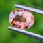 พลอย พัดพารัดชา Padparadscha Sapphire 1.00 กะรัต (Cts.) พร้อมใบเซอร์ พลอยแท้ อัญมณีมงคลประจําวันเกิด เครื่องประดับพลอย