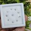 พลอย ขาว ไวท์ แซฟไฟร์ White Sapphire 10 เม็ด 2.26 กะรัต (Cts.) ดิบ (Unheated) พลอยแท้ อัญมณีมงคลประจําวันเกิด เครื่องประดับพลอย