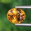 พลอย บุษราคัม yellow sapphire 3.08 กะรัต (Cts.) พลอยแท้ อัญมณีมงคลประจําวันเกิด เครื่องประดับพลอย