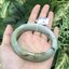 J05C0123 หยก พม่า แท้ Jade กำไลหยก 56 มม (Jade bracelet) พม่า (Myanmar)