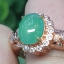 หยก พม่า แท้ Jade แหวนหยก (jadeite) 1.71 กะรัต (Cts.) (Size) 59 ดิบ ไม่ผ่านการปรับปรุง (Type A) พม่า (Myanmar)