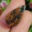 พลอย โบลเดอร์ โอปอล ออสเตรเลีย Australian Boulder Opal 14.60 กะรัต (Cts.) พลอยแท้ อัญมณีมงคลประจําวันเกิด เครื่องประดับพลอย