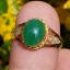 หยก พม่า แท้ Jade แหวนหยก 翡翠戒指 (Jadeite ring) 1.47 กะรัต (Cts.) Size 56 ดิบ ไม่ผ่านการปรับปรุง (Type A) พม่า (Myanmar)