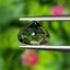 พลอย เขียวส่อง (Yellowish Green Sapphire) 1.58 กะรัต (Cts.) ดิบ (Unheated) พร้อมใบเซอร์ พลอยแท้ อัญมณีมงคลประจําวันเกิด เครื่องประดับพลอย