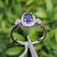 แหวน พลอยแท้ แทนซาไนท์ Tanzanite Silver Ring (Size) 54 ตัวเรือนเงิน