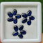 พลอย ไพลิน blue sapphire 8.74 กะรัต (Cts.) 15 เม็ด (Pcs.) พลอยแท้ อัญมณีมงคลประจําวันเกิด เครื่องประดับพลอย