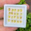 พลอย บุษราคัม yellow sapphire 5.05 กะรัต (Cts.) 20 เม็ด (Pcs.) พลอยแท้ อัญมณีมงคลประจําวันเกิด เครื่องประดับพลอย