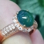 หยก พม่า แท้ Jade แหวนหยก (jadeite) 2.24 กะรัต (Cts.) ดิบ(Size) 58 ไม่ผ่านการปรับปรุง (Type A) พม่า (Myanmar)