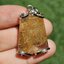 จี้ไหมทอง (Golden Rutilated Quartz) 50.00 กะรัต Cts. พลอยแท้ อัญมณีมงคลประจําวันเกิด เครื่องประดับพลอย