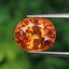 พลอย บุษราคัม yellow sapphire 4.38 กะรัต (Cts.) พลอยแท้ อัญมณีมงคลประจําวันเกิด เครื่องประดับพลอย