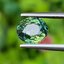 พลอย เขียวส่อง Green Sapphire 1.18 กะรัต (Cts.) เผาเก่า พลอยแท้ อัญมณีมงคลประจําวันเกิด เครื่องประดับพลอย