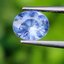 พลอย ไพลิน blue sapphire 0.75 กะรัต (Cts.) พลอยแท้ อัญมณีมงคลประจําวันเกิด เครื่องประดับพลอย
