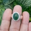 หยก พม่า แท้ Jade แหวนหยก 翡翠戒指 (Jadeite ring) 4.47 กะรัต (Cts.) (Size) 60 ดิบ ไม่ผ่านการปรับปรุง (Type A) พม่า (Myanmar)