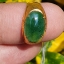 หยก พม่า แท้ Jade แหวนหยก 翡翠戒指 (Jadeite ring) 1.56 กะรัต (Cts.) Size 54 ดิบ ไม่ผ่านการปรับปรุง (Type A) พม่า (Myanmar)