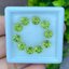 พลอย เพอริดอต Peridot 9.28 กะรัต (Cts.) 10 เม็ด (pcs.) พลอยแท้ อัญมณีมงคลประจําวันเกิด เครื่องประดับพลอย