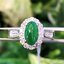 หยก พม่า แท้ Jade แหวนหยก (jadeite Ring) (Size) 59 ดิบ ไม่ผ่านการปรับปรุง (Type A) พม่า (Myanmar)