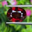 พลอย โกเมน Pyrope - Almandite Garnet 5.65 กะรัต (Cts.) พลอยแท้ อัญมณีมงคลประจําวันเกิด เครื่องประดับพลอย