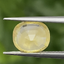 พลอย บุษราคัม Yellow Sapphire 3.56 กะรัต (Cts.) VVS พลอยแท้ อัญมณีมงคลประจําวันเกิด เครื่องประดับพลอย