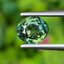 พลอย เขียวส่อง Green Sapphire 1.18 กะรัต (Cts.) เผาเก่า พลอยแท้ อัญมณีมงคลประจําวันเกิด เครื่องประดับพลอย