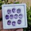 พลอย อเมทิส Amethyst 26.29 กะรัต (Cts.) 10 เม็ด (Pcs.) พลอยแท้ อัญมณีมงคลประจําวันเกิด เครื่องประดับพลอย