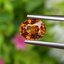 พลอย เพทาย (Zircon) 1.38 กะรัต (Cts.) พลอยแท้ อัญมณีมงคลประจําวันเกิด เครื่องประดับพลอย