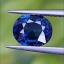 พลอย ไพลิน Blue Sapphire 1.31 กะรัต (Cts.) เผาเก่า VVS พลอยแท้ อัญมณีมงคลประจําวันเกิด เครื่องประดับพลอย
