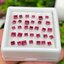 พลอย ทับทิม Ruby sapphire 32 เม็ด 5.03 กะรัต (Cts.) พลอยแท้ อัญมณีมงคลประจําวันเกิด เครื่องประดับพลอย