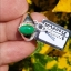 หยก พม่า แท้ Jade แหวนหยก 翡翠戒指 (Jadeite ring) 0.79 กะรัต (Cts.) (Size) 54 ดิบ ไม่ผ่านการปรับปรุง (Type A) พม่า (Myanmar)