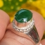 หยก พม่า แท้ Jade แหวนหยก 翡翠戒指 (Jadeite ring) 1.26 กะรัต (Cts.) ดิบ (Size) 57 ไม่ผ่านการปรับปรุง (Type A) พม่า (Myanmar)