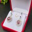 ต่างหู พลอย ทับทิม (Ruby Earrings) พลอยแท้ อัญมณีมงคลประจําวันเกิด เครื่องประดับพลอย