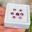 พลอย ทับทิม สยาม Siam Ruby sapphire 7 เม็ด 3.88 กะรัต (Cts.) ดิบ Unheated พลอยแท้ อัญมณีมงคลประจําวันเกิด เครื่องประดับพลอย