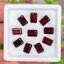 พลอย โกเมน Garnet 10 เม็ด (pcs.) 10.81 กะรัต (Cts.) พลอยแท้ อัญมณีมงคลประจําวันเกิด เครื่องประดับพลอย