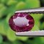 พลอย ทับทิม สยาม Siam Ruby sapphire 0.84 กะรัต ดิบ (Unheated) พร้อมใบเซอร์ (With Certificate) พลอยแท้ อัญมณีมงคลประจําวันเกิด เครื่องประดับพลอย