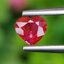 พลอย ทับทิม Ruby sapphire 0.55 กะรัต (Cts) ดิบ Unheated พลอยแท้ อัญมณีมงคลประจําวันเกิด เครื่องประดับพลอย