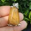 จี้ไหมทอง (Golden Rutilated Quartz) 11.08 กรัม g. พลอยแท้ อัญมณีมงคลประจําวันเกิด เครื่องประดับพลอย