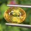 พลอย บุษราคัม Yellow Sapphire 4.27 กะรัต (Cts.) พลอยแท้ อัญมณีมงคลประจําวันเกิด เครื่องประดับพลอย