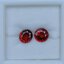 พลอย โรโดไลต์ การ์เน็ท Rhodolite Garnet 2.10 Cts. 2 เม็ด (Pcs.) พลอยแท้ อัญมณีมงคลประจําวันเกิด เครื่องประดับพลอย