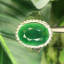 หยก พม่า แท้ Jade แหวนหยก 翡翠戒指 (Jadeite ring) ดิบ (Size) 58 ไม่ผ่านการปรับปรุง (Type A) พม่า (Myanmar)