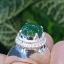 หยก พม่า แท้ Jade แหวนหยก 翡翠戒指 (Jadeite ring) 3.03 กะรัต (Cts.) (Size) 60ดิบ ไม่ผ่านการปรับปรุง (Type A) พม่า (Myanmar)