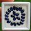 พลอย ไพลิน blue sapphire 12.50 กะรัต (Cts.) 22 เม็ด (Pcs.) พลอยแท้ อัญมณีมงคลประจําวันเกิด เครื่องประดับพลอย