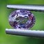 พลอย เพอเพิล แซฟไฟร์ สีม่วง Purple Sapphire ดิบ Unheated 0.45 กะรัต (Cts.) พลอยแท้ อัญมณีมงคลประจําวันเกิด เครื่องประดับพลอย