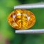 พลอย บุษราคัม yellow sapphire 1.00 กะรัต (Cts.) พลอยแท้ อัญมณีมงคลประจําวันเกิด เครื่องประดับพลอย